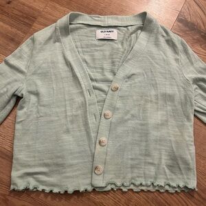 Old Navy Kids Mint Green Button Down Shirt